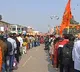 Despite vehicular traffic ban, devotees continue to pour into Ayodhya