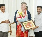 సీఎం రేవంత్ రెడ్డితో తూర్పు నావికా దళం అధికారుల భేటీ
