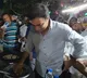 KTR tastes Mirchi Bhajji at road side hotel