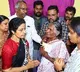 Nara Bhuvaneswari leaves for Hyderabad