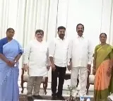 Former MLA Theegala Krishna Reddy met Chief Minister Revanth Reddy in the Secretariat
