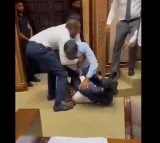 Brawl takes place in Maldivian parliament