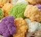 Cauliflowers will now come in shades of purple, yellow, green