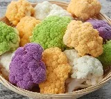 Cauliflowers will now come in shades of purple, yellow, green