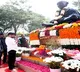 Telangana CM pays tributes to Mahatma Gandhi at Bapu Ghat