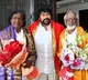 Chiranjeevi Honors Padma Awardees Gaddam Sammayya and Anandachari Velu
