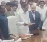 Ex CM KCR takes oath as MLA