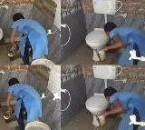 K’taka: Another video of student cleaning school toilet goes viral