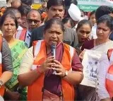 Minister Seethakka Leads Cleanliness Drive at Medaram