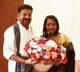 GHMC Mayor Gadwala Vijayalakshmi met CM Revanth Reddy at his Jubilee Hills residence