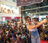 Seerat Kapoor Unveils Enchanting Song Swapna Sundari at CMR Shopping Mall, Vizag