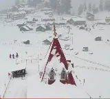 Winter Wonderland Of India Gulmarg Drone Footage