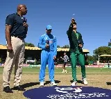India won the toss against South Africa in Under 19 world cup semis
