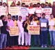 DSC aspirants takes huge rally in Avanigadda