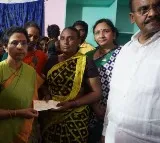 Nara Bhuvaneshwari Visits Families Affected by Chandrababu Naidu's Arrest