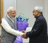 Bihar Chief Minister Nitish Kumar meets PM Modi
