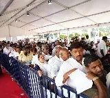 Thousands converge to share grievances with CM Siddaramaiah in 'Jana Spandana' event