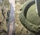 Vishnu idol resembly ayodhya ram lalla found in Karnataka