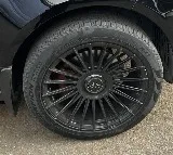 Allu Arjun Designs Stop Mark Signature On Hi Car Tyres
