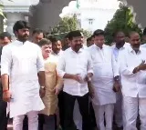 Telangana CM, legislators leave for Medigadda barrage