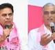 Eggs pelted on KTR and Harish vehicle