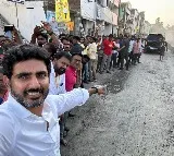 Nara Lokesh take a dig at CM Jagan over roads condition on states