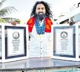 Kranthi from Yadadri district wins four guiness records