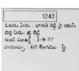 Wrong details of Jagan family members in voter list
