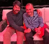 Producer TG Vishwa Prasad met Chiranjeevi in LA