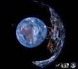 Earth shines like a gem in first stunning images sent by IM 1 lander