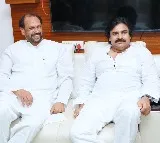 Pawan Kalyan goes to Konathala residence in Visakha
