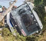 Bus accident due to bus drivers BP down