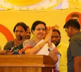 Nara Bhuvaneswari makes fun in Kuppam meeting