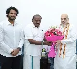 LS polls: Kumaraswamy meets Amit Shah, discusses seat-sharing in K’taka