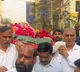 Harish Rao and Other BRS Leaders Carry MLA Lasya Nanditha's Bier in a Heartfelt Farewell