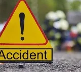 RTC bus got road accident and 4 killed in Andhrapradesh