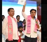 KTR interacts brs cadre at maharana prathap function hall