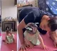 Bipasha's daughter tries to spell her name in workout video posted by mom