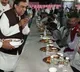 Richest man in India Mukesh Ambani ate the food brought by the villagers