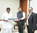 BEML CMD meets Deputy CM Mallu Bhatti Vikramarka