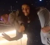 Wrestler Sangeeta Phogat Lifts Yuzvendra Chahal And Spins Him Around