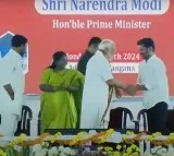 Modi and Revanth Reddy Share Stage in Adilabad Meeting