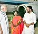 PM Modi arrives in Hyderabad, to dedicate Civil Aviation Research Organisation centre to nation