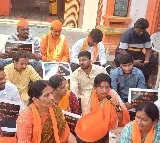 Madhavi Latha sat on a hunger strike along
