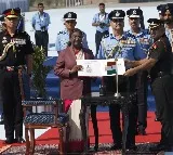 In a first, four units of IAF get President’s Standard & Colours