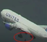 United Airlines flight loses tyre mid air during takeoff from San Francisco makes emergency landing