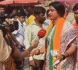 Madhavi Latha meeting with bjp senior leaders in hyderabad lok sabha