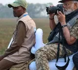 PM Modi takes elephant safari at Kaziranga National Park in Assam