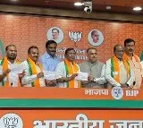 Big shock for BRS as Four key leaders joined in BJP