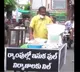 Nimmala Ramanaidu protests by selling sand packets